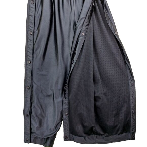 VTG Starter Sweat Pants Mens M Blue Reversible Break Tear Away Satin Warm Up Y2K - Picture 10 of 11